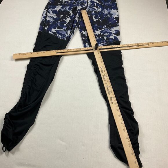 Fabletics Womens Cashel Foldover Yoga Leggings Floral Print High Waisted MEDIUM - Picture 5 of 11